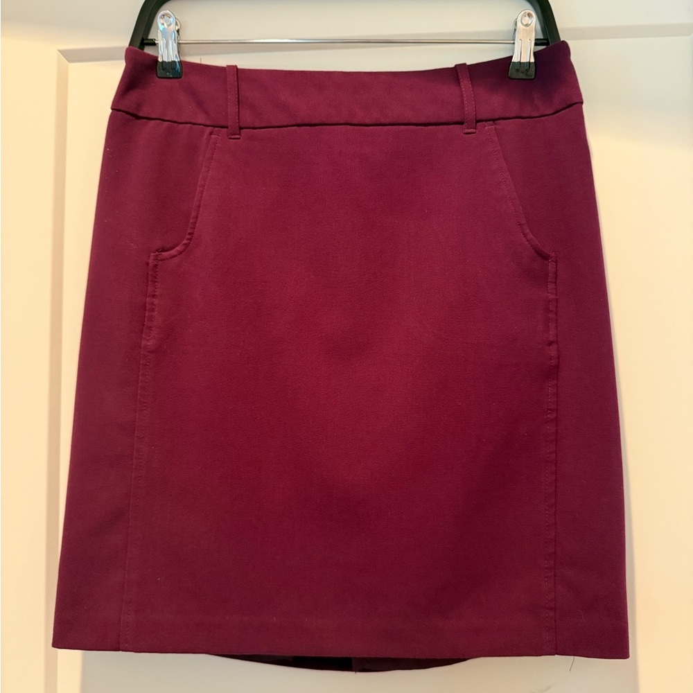 Daisy Fuentes Deep Purple Skirt